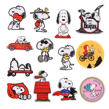 

3pcs/lot Dog patch puppy Fox embroidered cute cartoon patches Applique Ironing Clothing Supplies Decorative Patches For Clothing