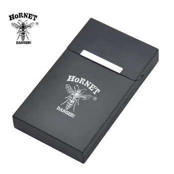 

Hornet Danger Aluminum Cigarette Case Cover 16MM*60MM*105MM For Thin Cigarettes Case Holder Hard Metal Tobacco Box Case Cover
