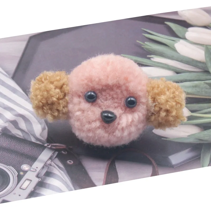 5-15Pcs/Pack Cute Plush Bear Miniature Landscape Ornament Animal Model DIY Hairpin Clothing Bag Handicraft Decoration Materials