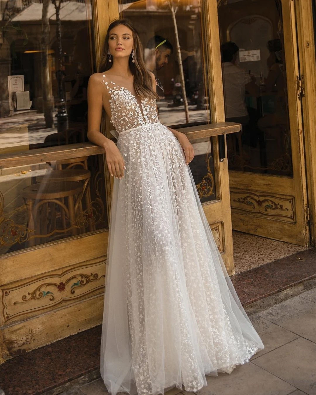 fancy bridal dress