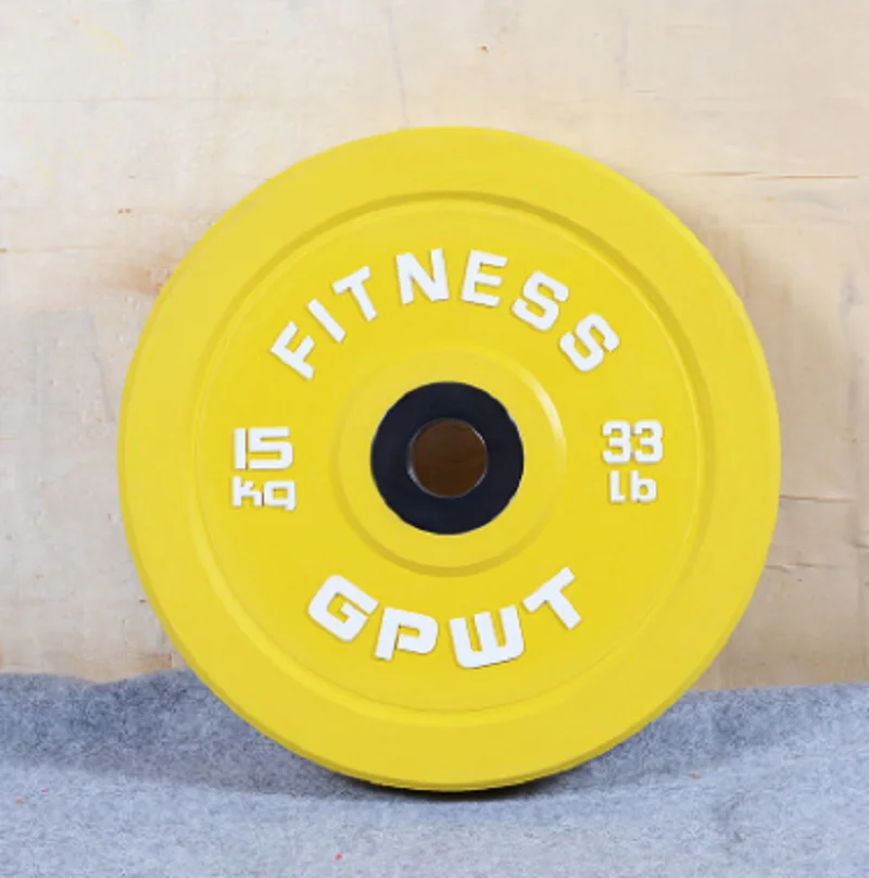 gym color rubber bumper weight plates Home GYM Equipment