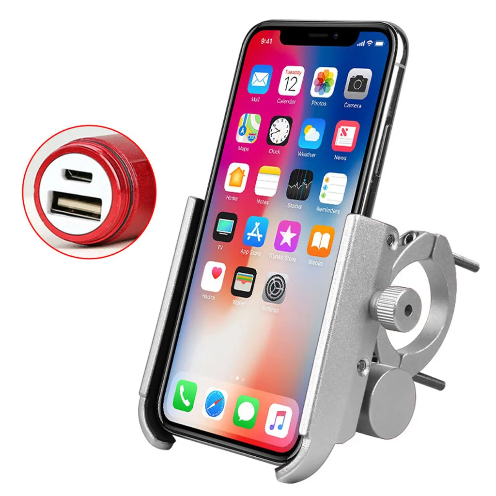 B 12v батарейка UPS 12vBike и Мотоцикл держатель смартфона крепление usb зарядка с 2000mah power Bank аккумулятор Аккумуляторная батарея - Цвет: B