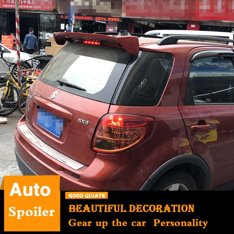 Спойлер для Suzuki SX4 спортивный спойлер из АБС материала праймер заднего крыла