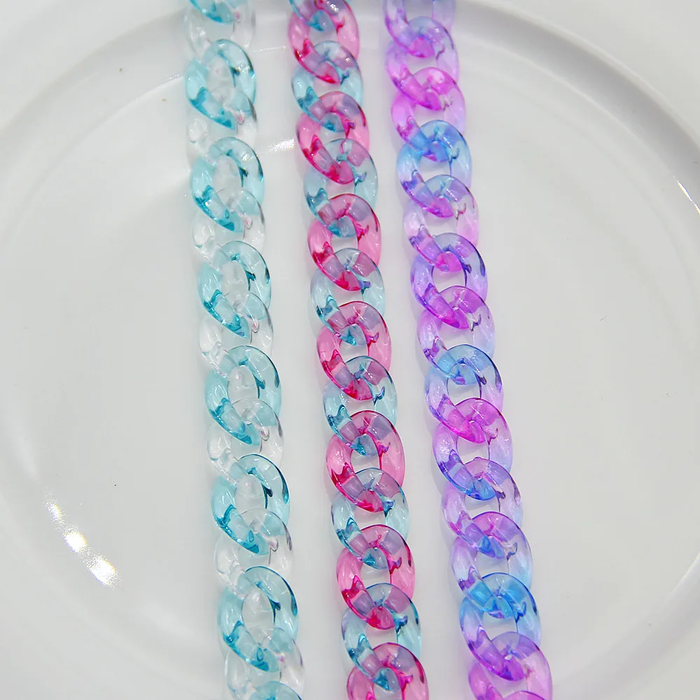 acrylic buckle necklace