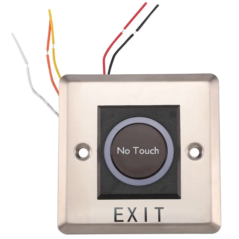 

Infrared Sensor Switch No Contact Contactless Switches Door Release Exit Button with LED Indication