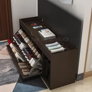 

Shoe cabinet home door shoe rack simple multi-layer door can sit economical storage stool change shoe bench