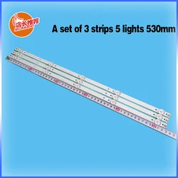 NEW 530mm LED Backlight strip For Proline Bravis 28C2000B 28 inch TV L2830HD SVJ280A01 REV3 5LED 130402 M280X13 E1 H 100%NEW