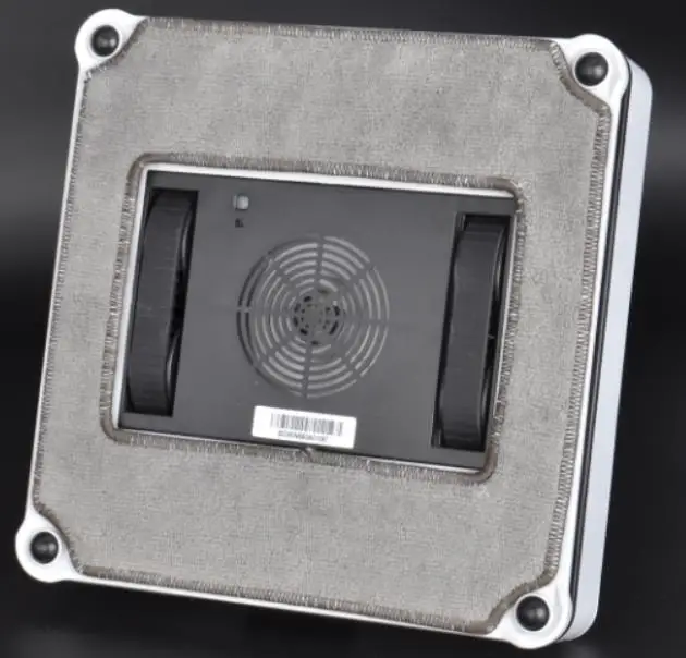 4pcs original yellow mop clothes of window cleaner, mop size 25 x 25cm 4pcs grey mops