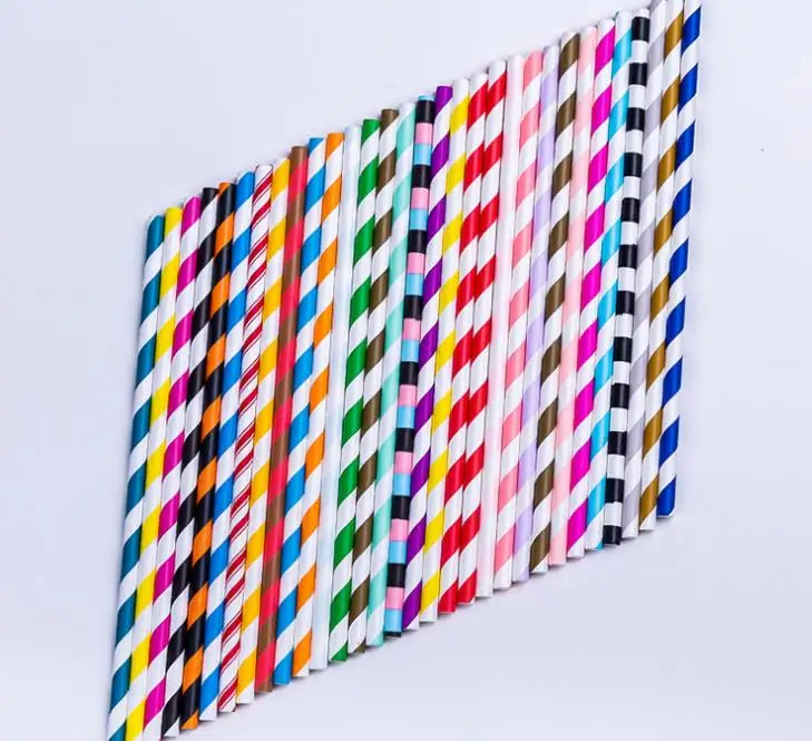 

11000 шт.; Оптовая продажа; Детское нижнее белье Бумага соломинки для массовых грузов Цветной микс вечерние питьевой Ресторан сок Кофе Сода коктейль смузи качает SN3898