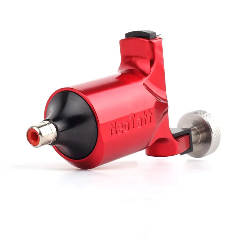 red Нео татт ползунок мотор машина с RCA интерфейсом высокого качества алюминиевого сплава роторная машина татуировки - Цвет: red