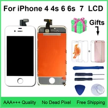 AAA Quality LCD For iPhone 4 4s Replacement Screen Display Digitizer Touch Screen Assembly For iPhone 6 6s 7 LCD Screen