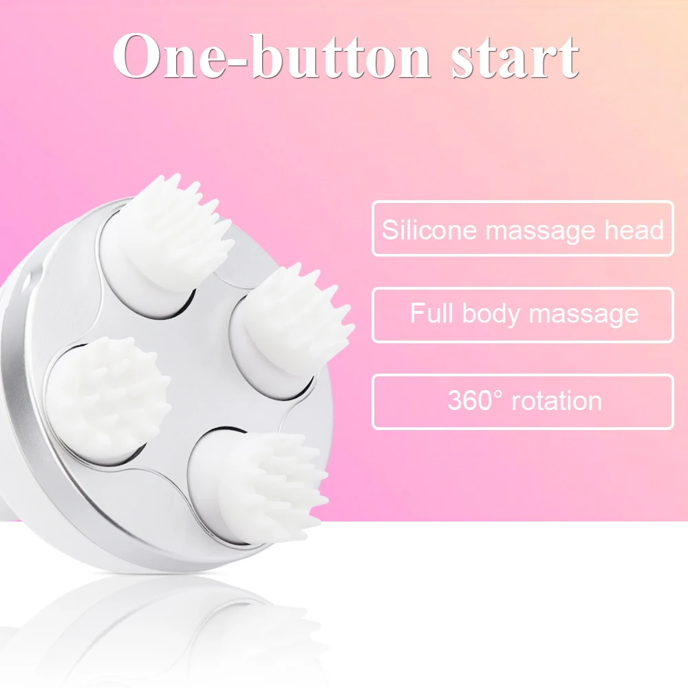 Electric Head Massager Cat Paw Massager Roller Body Relax Massage Household Handheld Wireless Massage Claw For Head Arms Legs