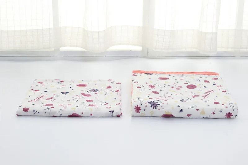Bamboo Baby Blanket Baby Girl Swaddle Wrap Newborn Baby Bath Towel Stroller Sleep Cover Muselina Bebe Algodon 120x120cm