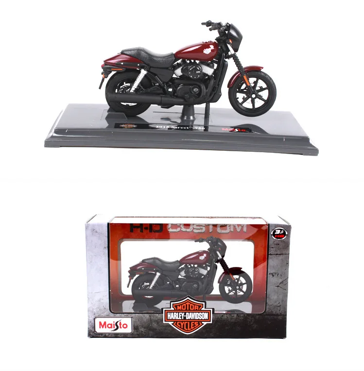 Maisto 1:18 улица 750 оригинальная Авторизованная модель мотоцикла из сплава игрушечный автомобиль Коллекционирование