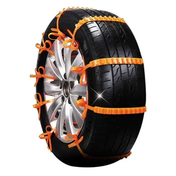 

Car Universal Plastic Winter Tyres Wheels Snow Chains For Car SUV Anti-skid High-quality Autocross Outdoor Tire Chains