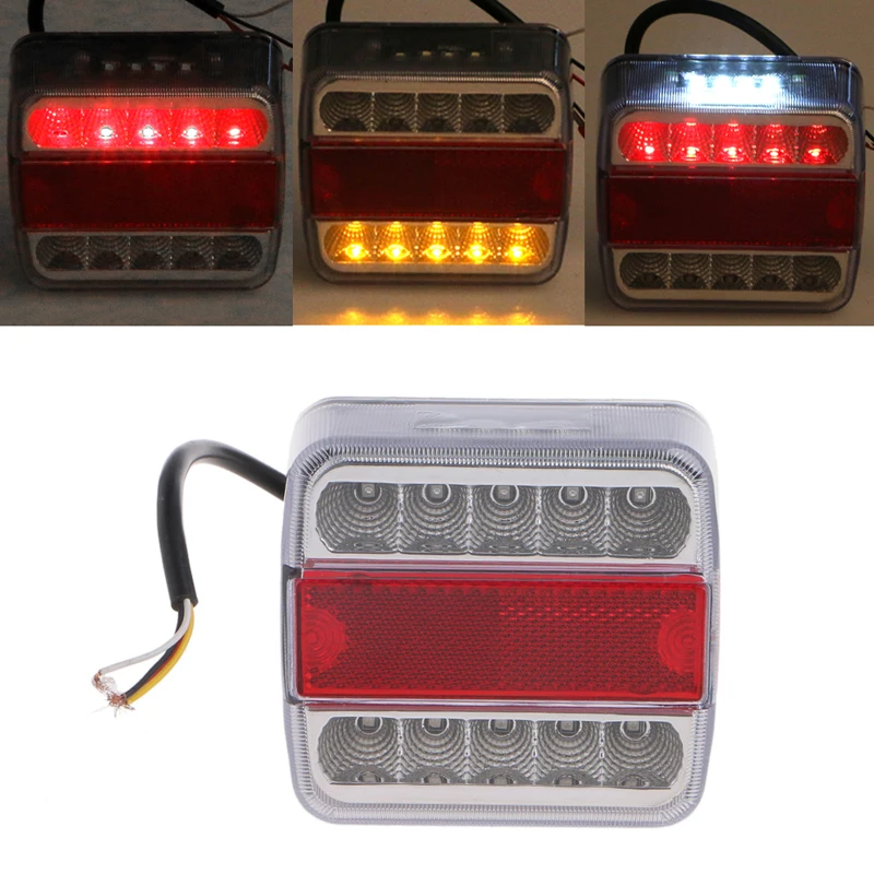 

DC 12V 14 LED Truck Car Trailer Boat Caravan Rear Tail Light Stop Lamp Taillight