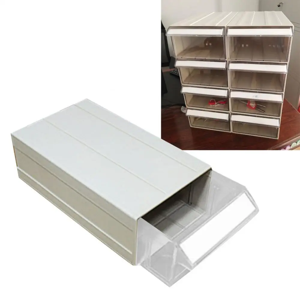 Stackable Plastic Thick Small Parts Cabinet Container Box Drawer