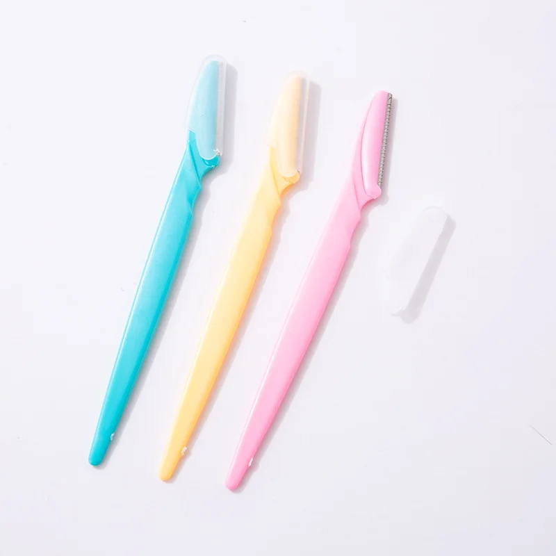 3PCS/Lot Women Facial Face Razor Eyebrow Trimmers Blades Shaver Makeup Beauty Tools