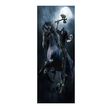 

1 Set Creative Door Decals Halloween Door Stickers Skeleton Decals Door Stickers for Decor Home Wall Door