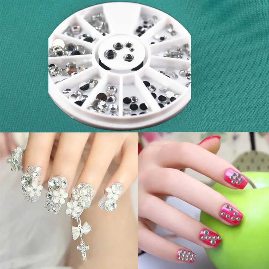 DIY Дизайн ногтей мода смешанный цвет декоративный камень для ногтей AB Цвет Стразы неправильные бусины Маникюр для украшения для ногтей Кристаллы Nr-1