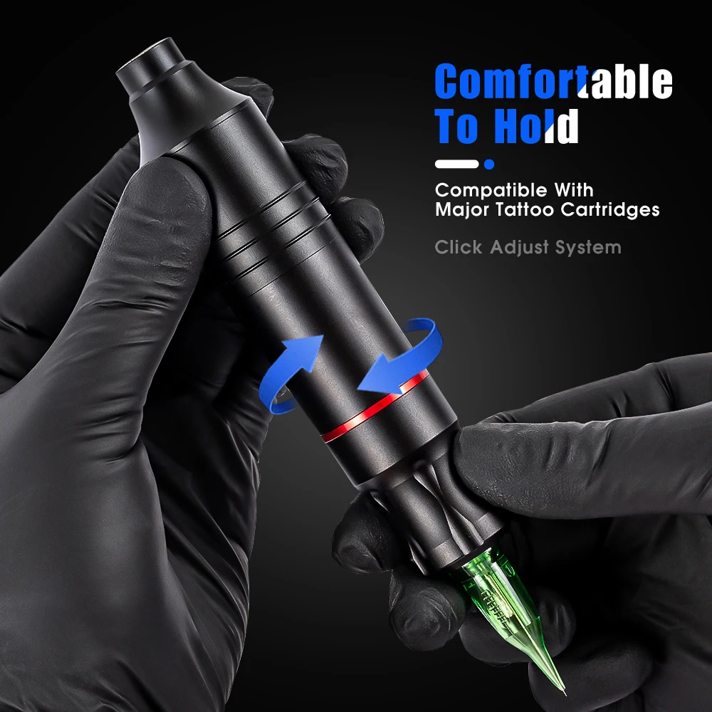 XNET Rotary Tattoo Gun Machine Pen DC Interface Permanent Makeup Eyebrows Tattoo Powerful Lips for Cartridge Needles