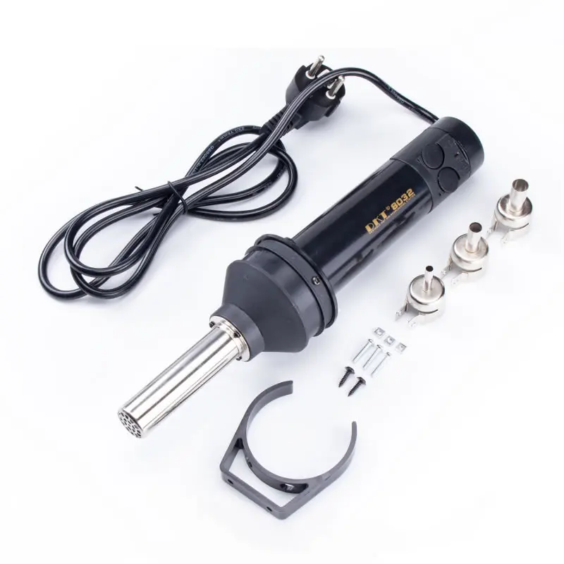 8032 Portable Hot Air Gun Adjustable Temperature Air Tube IC Chip Desoldering Tool BGA Repair 50g 0.8mm Solder Wire Heat Element 2