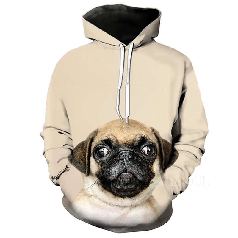 Hoodie 7 Повседневные Модные мужские толстовки для девочек, женские толстовки с капюшоном с длинным рукавом, толстовки с капюшоном с милым щенком, с 3D принтом - Цвет: Hoodie 7