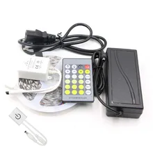 Светодиодный светильник светодиодный полоска CCT двойной белый затемняемый сенсорный переключатель кухонный шкаф кровать лампа дистанционный адаптер питания