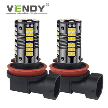 

2pcs Canbus LED Fog Light Lamp Bulb H8 H11 H16 9006 HB4 HB3 Auto For renault megane 2 3 duster clio Logan fluence twingo koleos
