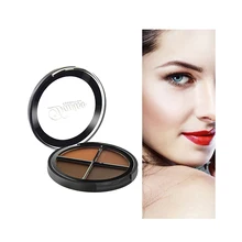 Палитра для макияжа бровей-светильник естественного цвета, легко окрашивается, прочная, не легко снимается макияж водостойкая 4 цвета бровей