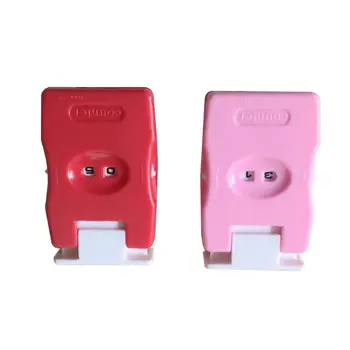 

2pcs Manual Counter Knitting Stitch Row Knitted Loops Recording Press Clicker NEW