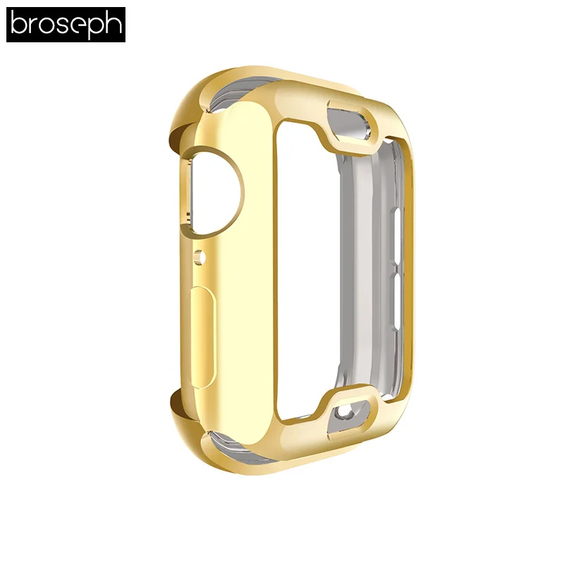 Чехол для экрана чехол для Apple Watch 4 полосы 40 мм 44 мм TPU защитная накладка Корпус рамка для iwatch 4 аксессуары для часов