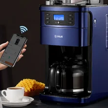 Donlim кофемашина домашняя Автоматическая американская капельного типа итальянская Мясорубка зерновая машина маленькая Коммерческая