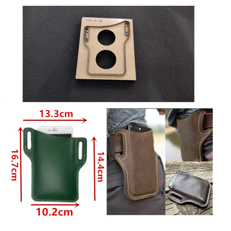 Japan Steel Blade Rule Die Cutter simple Waist cellphone Pockets bag Men Money Bags DIY Leather Die Cut Hand Punch Tool Japan Steel Blade Rule Die Cutter simple Waist cellphone Pockets bag Men Money Bags DIY Leather Die Cut Hand Punch Tool