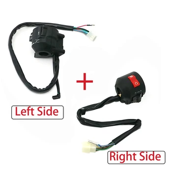 

Left & Right Handlebars Flameout Controller Switch Horn Fog Light Start ON OFF Button For Honda Rebel CA250 CMX 250 CMX250C