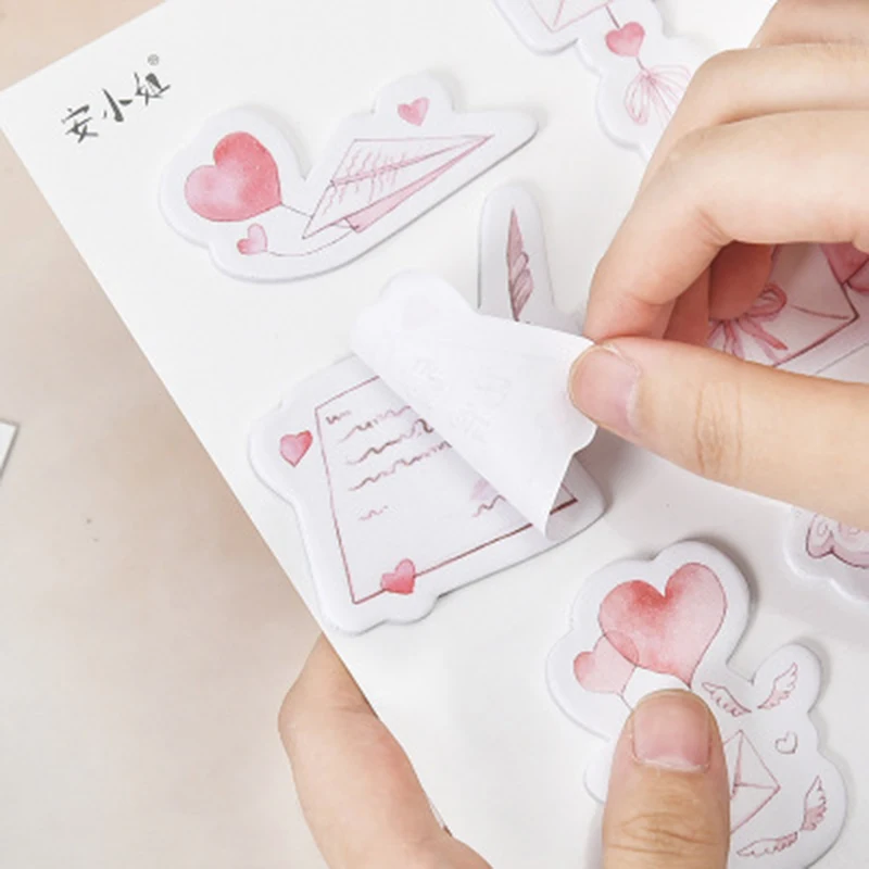 Милый мультфильм N Times Sticky Notes cat Matcha растение комбинированные наклейки блокнот дневник в стиле Скрапбукинг DIY декоративные наклейки
