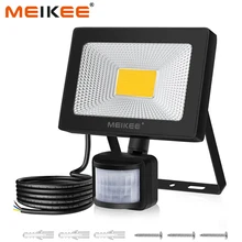 20 Вт Светодиодный светильник с датчиком движения 2000lm IP66 водонепроницаемый светодиодный светильник с прожектором наружный Точечный светильник для сада и патио