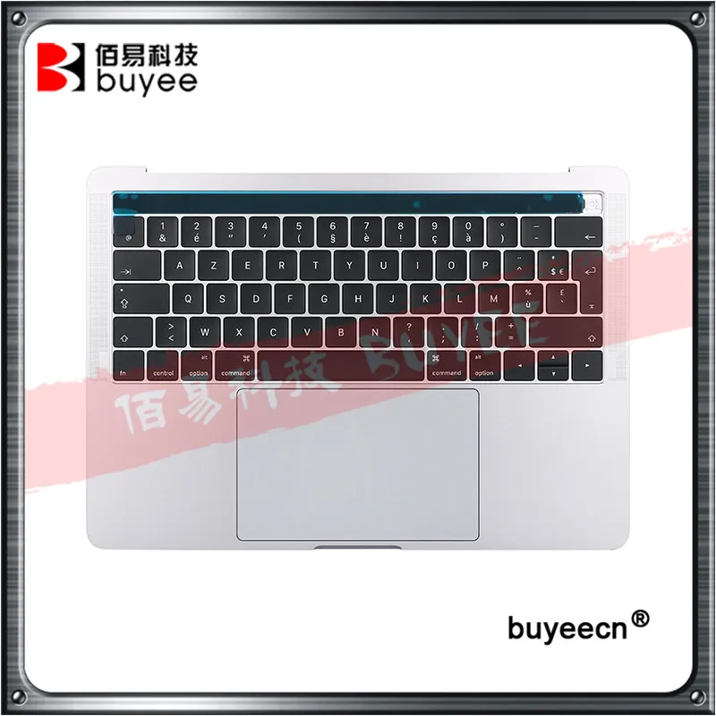 

NEW Original A1706 Topcase French Keyboard Trackpad For Macbook Retina Pro 13" A1706 Palm Rest Francais 2016 Space Grey Silver
