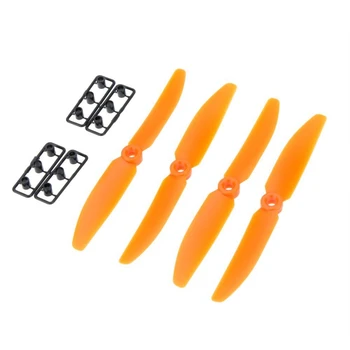 

2 pair 5030 Propeller 5 * 3 2-blade props CW / CCW for QAV250 C250 H250 Quadcopter (Orange)