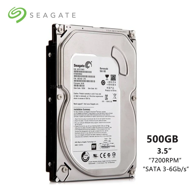 Omit Detectable Monotonous Seagate Brand 500gb Sata 3gb/s-6gb/s Hdd 500 Gb 7200 Rpm 8 Mb / 32 Mb  Buffer Desktop Pc 3.5" Internal Mechanical Hard Disk - Hard Disk Drive -  AliExpress
