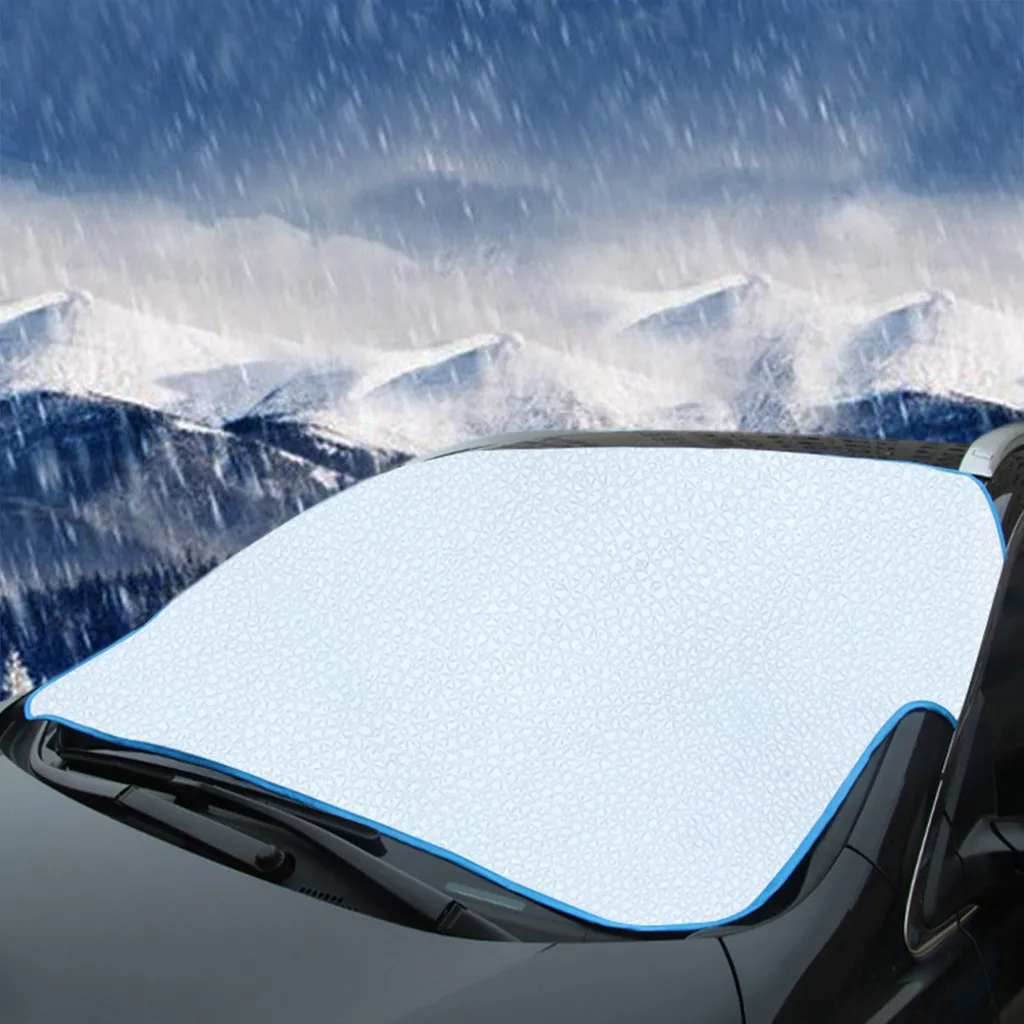 146*70 см, покрытие на ветровое стекло автомобиля, снежный лед, солнцезащитный козырек, зимний автомобиль, полная защита, лобовое стекло, переднее ветровое стекло, покрытие# BL35