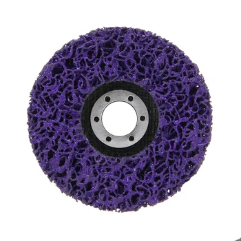 

2x 115mm Cleaning Disc Cleaning Fleece Grinding Wheel Color Rust Adhesive