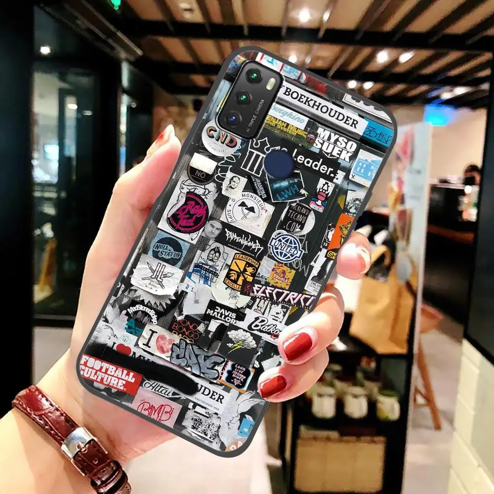 New Arrival Fashion Design Phone Case For TCL 20E/20Y/6125F Cute Shockproof For Woman Soft Case iphone pouch with strap Cases & Covers