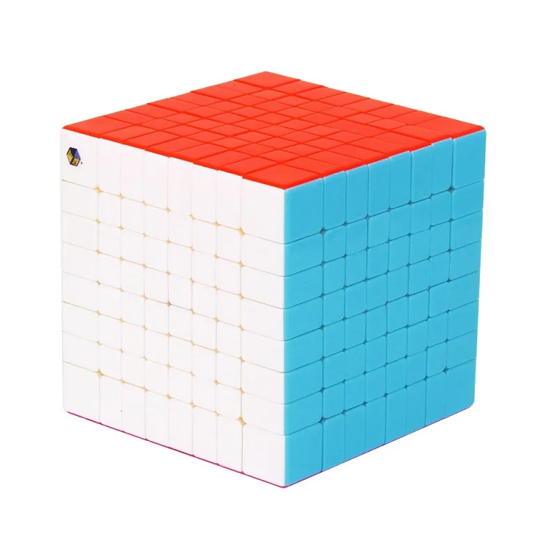 YuXin HuangLong 8x8x8 Высокое качество Безопасный ABS пластик волшебный куб быстрый ультра-Гладкий 8x8 скоростной пазл кубический интеллект детские игрушки