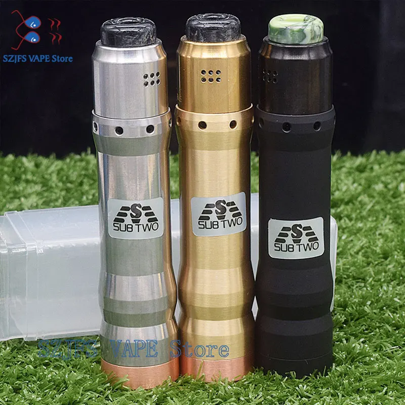 

sub two Vindicator mod kit with Dual RDA 510 Mechanical Mod Fit 18650 20700 21700 Battery Vape pens mod Kits THC Tauren Max mod