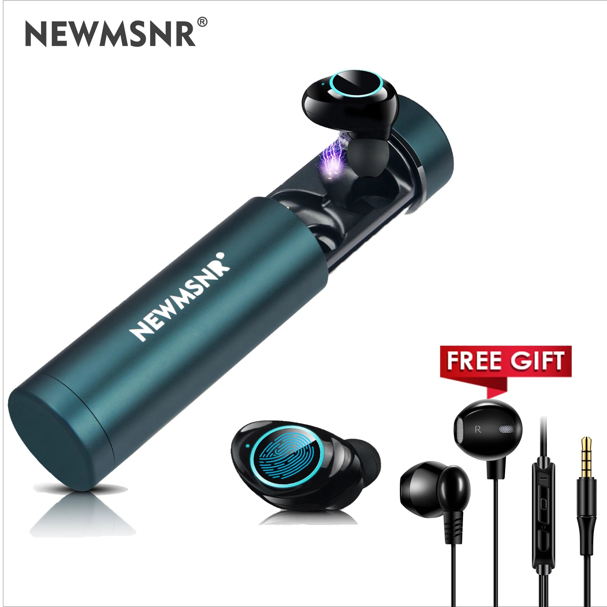 Беспроводные стереонаушники Newmsnr X9 TWS HD bluetooth 5 0 IPX7 водонепроницаемые наушники с