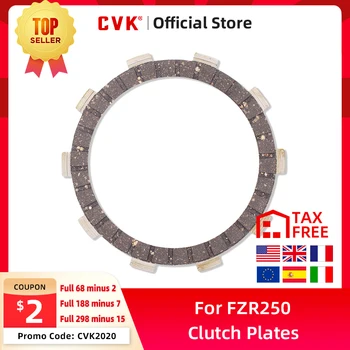 

CVK 1Set 6PCS Clutch Disc Friction Plates Motorcycle Engine Accessories Clutch Plates For Yamaha FZR250 Small Ban 1HX TZR125
