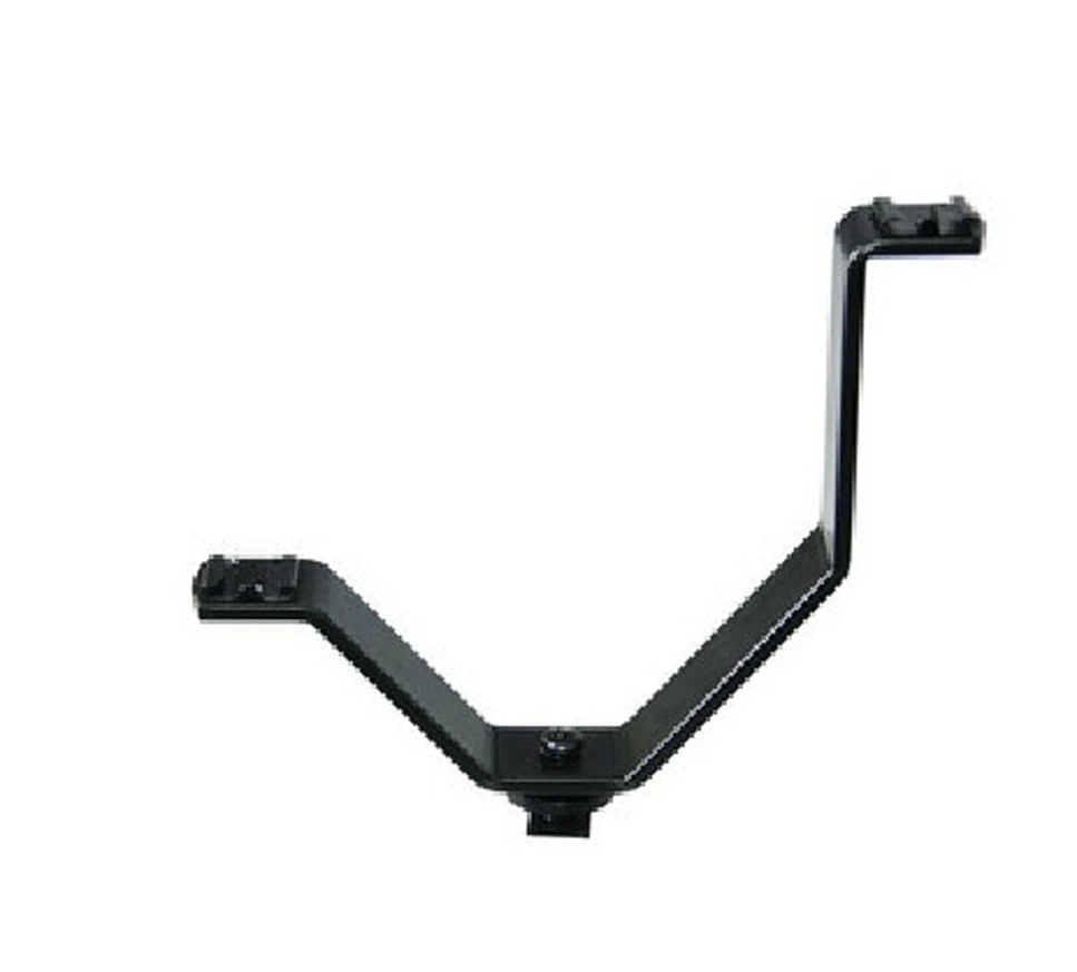 Multifunctional DSLR Camera Hot Shoe V -shape Mount Flash Bracket for LED Camera Microphone Universal Lamp Monitors-V-Type