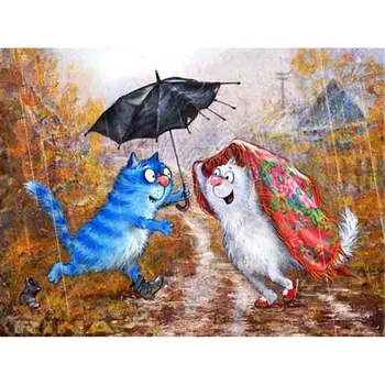 

Full Drill Square/Round Diamond Painting Cartoon Cats Daimond DIY 5D Picture Mosaic Diamond Embroidery Cross Stitch Home Decor