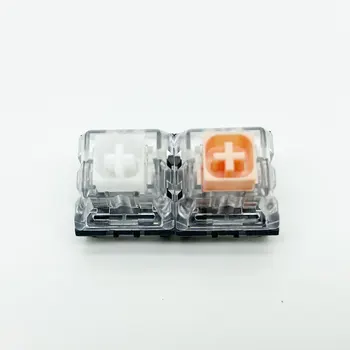 

Kailh Box Switch Hako Royal Clear Mechanical Keyboard Switch Waterproof and dustproof Soft tactile Type black base